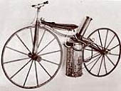 موتورسیکلت 1869 The Roper Steam Velocipede. United States